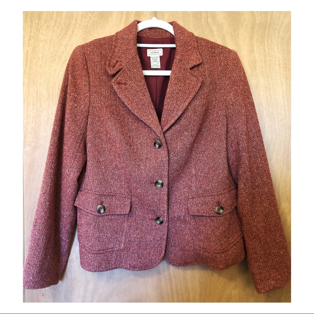 Vintage L.L. Bean Wool Tweed Blazer